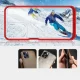 Чехол для Xiaomi Redmi 10 Hybrid Armor Clear 3 in 1, красный