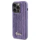 Guess iPhone 15 Pro Max vāciņš Sequin Script Metal, violets
