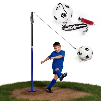 Футбольный тренажер Tetherball Movepro с мячом на веревке