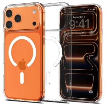 Spigen iPhone 17 Pro vāciņš Liquid Crystal Mag Magsafe, caurspīdīgs