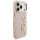 Чехол Karl Lagerfeld Karl Script Logo для iPhone 17 Pro - розовый