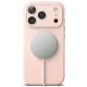 Силиконовый магнитный чехол Ringke MagSafe для iPhone 17 Pro - розовый