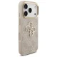 Guess 4G Classic Logo Big Strap Metal Buttons vāciņš iPhone 17 Pro, rozā
