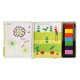 Fingerprints coloring book painting activity, 64 p. (Garden)