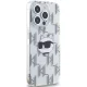 Karl Lagerfeld iPhone 15 Pro Max vāciņš IML Choupette Head & Monogram, caurspīdīgs