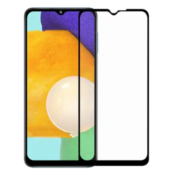 5D Aizsargstikls Samsung Galaxy A16 4G / 5G ( SM-A166 / SM-A165 ), Melns Pilna Pārklājuma (Tempered Glass)
