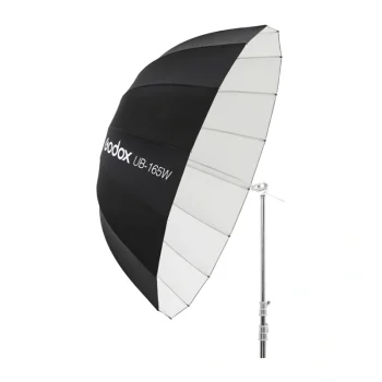 Godox UB-165W parabolisks atstarojošs foto lietussargs, balts, 165 cm