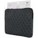 Guess Sleeve 4G rāvējslēdzēja kabatas Triangle Logo 14\" klēpjdatora soma - Melna | Zipper Pocket Laptop Bag Black