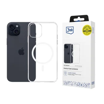 Чехол 3Mk Protection MagCase для Apple iPhone 15 - Прозрачный