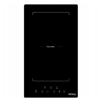 IsEasy LI2V-15 indukcijas plīts virsma ar Flex Zone (3400W), melna