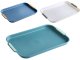 Serving Tray with Handles for Breakfast Coffee and Food, Durable Plastic Butler Tray