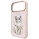 Nimmy Lucky Cat MagSafe Vāciņš priekš iPhone 17 Pro - Rozā | Phone Case Cover