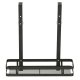 Ikonka KX4321 Black Stainless Shower Shelf