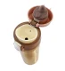 Insulated Travel Mug 450ml, Stainless Steel Thermos for Coffee, Gold