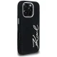 Karl Lagerfeld Signature Denim Case for iPhone 16 Pro Max, Black