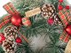 Christmas Decorative Wreath for Doors and Walls, 30 cm