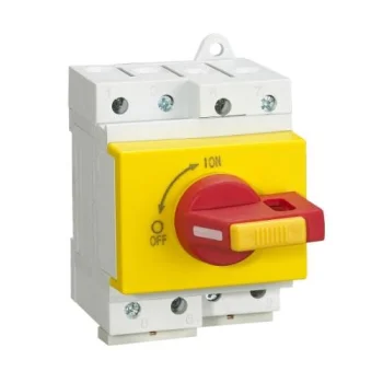 Līdzstrāvas atdalītājslēdzis DC 4P 32A 1200V DC DIN sliedei