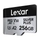 Atmiņas karte Lexar High-Performance Silver Plus microSDXC 256GB + adapteris