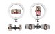Puluz PKT3070B 26cm LED Ring Light with 1.1m Tripod and Phone Holder