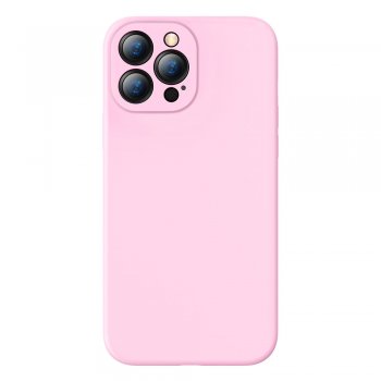 Apple iPhone 13 Pro 6.1'' Baseus Liquid Gel Flexible Rubber Cover Case, Pink | Telefona Vāciņš Maciņš Apvalks...