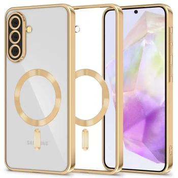 Чехол Tech-Protect MagFlex MagSafe для Samsung Galaxy A36 5G - Прозрачное золото