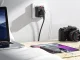 Универсальный адаптер-переходник с 2 USB для UK/USA/EU/AUS, черный