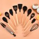 Kitchen Utensil Set 12-Piece Silicone Cooking Tools, Black