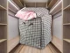 Saliekams auduma organizators drēbēm un gultasveļai 100L, melns/balts