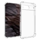 Google Pixel 8a Anti-slip 4 Corners Shockproof Cover Case, Transparent | Telefona Vāciņš Maciņš Apvalks Bamperis