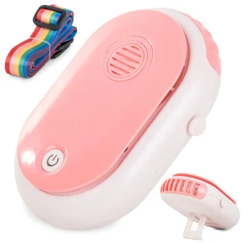 Kaklā karināms pārnēsājamais ventilators ar aromterapiju, 2000 mAh