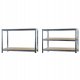 Malatec 23766 Noliktavas Uzglabāšanas Plaukts Skapis, 220x100x45cm | Warehouse Storage Rack