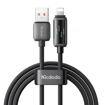 USB-A uz Lightning kabelis Mcdodo CA-5250 LED displejs 1.2m
