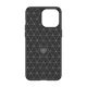 Elastīgs vāciņš iPhone 15 Pro Carbon Case, zils
