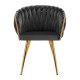 Velvet Salon Chair 4Rico QS-GW06G, Grey