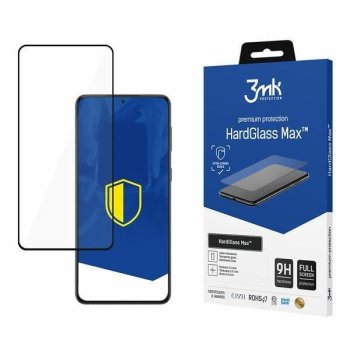 Samsung Galaxy S22 5G Black Защитное Стекло на Экран | 3MK Hard Glass Max Fullscreen Protector