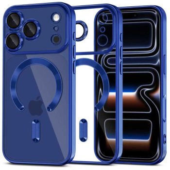 Tech-Protect MagFlex MagSafe Phone Case Cover iPhone 17 Pro - Clear Navy Blue