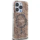 Guess iPhone 15 Pro Case IML GCube MagSafe, Brown