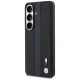 Чехол BMW Perforated Stripe Logo MagSafe для Samsung Galaxy S26, синий