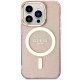 Apple iPhone 14 Pro 6.1\'\' Guess Glitter Gold MagSafe Case Cover (GUHMP14LHCMCGP), Pink | Telefona Maciņš Vāks...