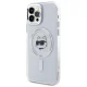 Чехол Karl Lagerfeld IML Metal Choupette Head MagSafe для iPhone 12 / 12 Pro, Белый