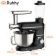 Ruhhy 3-in-1 Planetary Food Processor with Blender and Meat Grinder, 2200W, Black