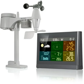 Bresser 7002550QT5000 5-in-1 Comfort meteoroloģiskā stacija, pelēka