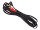 Maclean MCTV-825 Leņķa 3.5mm Mini Jack uz 2RCA Audio Kabelis, 3m, Melns
