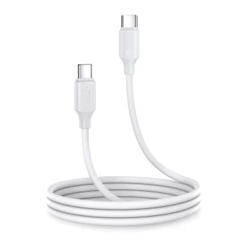 Кабель Joyroom Long-Lasting Series A9 USB-C на USB-C 60W 1m, белый