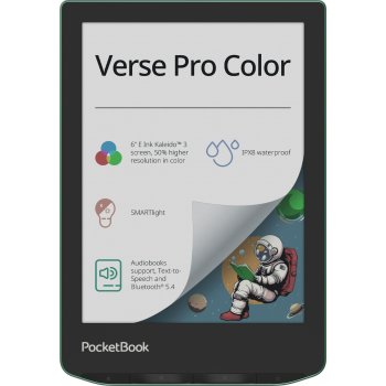 E-grāmatu lasītājs PocketBook Verse Pro Color Sage Glow