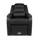 Professional SPA Pedicure Chair Hilton, black