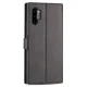 Samsung Galaxy Note 10 Plus (SM-N975F) AZNS Leather Stand Case Cover with Card Slots, Black | Telefona Maciņš...
