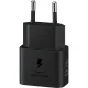 Samsung EP-T2510XBEGEU GaN lādētājs 25W ar USB-C kabeli, melns