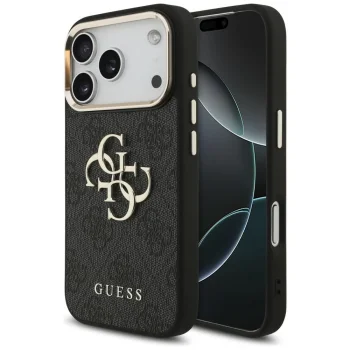 Чехол Guess 4G Big 4G Classic Logo для iPhone 17 Pro / 18 Pro, черный