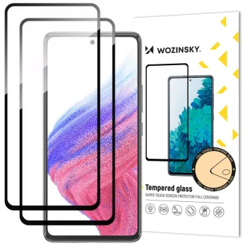 Защитное стекло Wozinsky 2x Full Glue для Samsung Galaxy A54 5G, черное